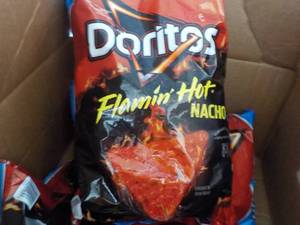 Case of 4 - 18 oz Bags Doritos Flam...