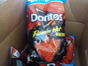 Case of 4 - 18 oz Bags Doritos Flam...