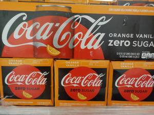 4 - 12 packs Coca Cola Orange Vanil...