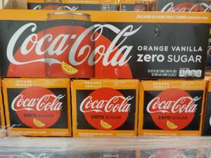 4 - 12 packs Coca Cola Orange Vanil...