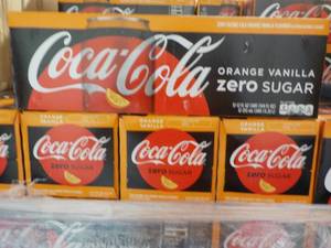 4 - 12 packs Coca Cola Orange Vanil...