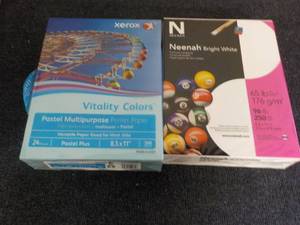Xerox 500 Pastel Plus and Neenah 50...