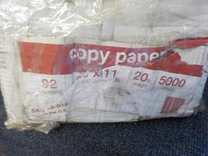 5000 sheets 8.5 x 11 Standard Copy...