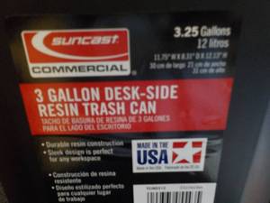 3 - 3.25 gallon Suncast Waste Baske...