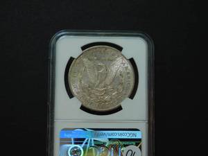 lot 10 image: Very Rare Top 100 1879-S  REV OF 78 NGC AU53 Morgan Silver Dollar  NGC Price Guide is $230