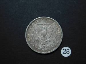 lot 28 image: 1887-O VF Morgan Silver Dollar