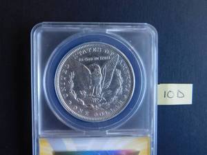 lot 10D image: 1884 Morgan Silver Dollar ANACS AU50