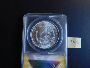 lot 38C image: 1881 Morgan Silver Dollar ANACS MS62