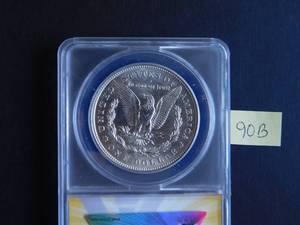 lot 90B image: 1921 Morgan Dollar ANACS MS63