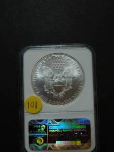 lot 101 image: 2009 American Silver Eagle NGC MS69 Early Releases
