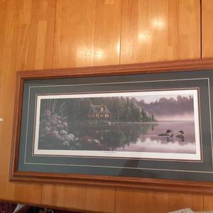lot 38 image: Beautifully framed and matted Kim N...