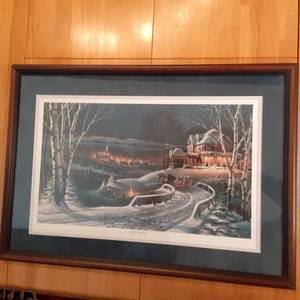 lot 40 image: Family Traditions framed and matted...