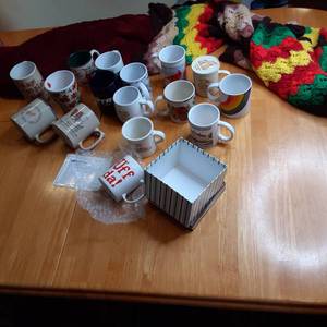 lot 95 image: Large lot of ceramic coffee mugs in...