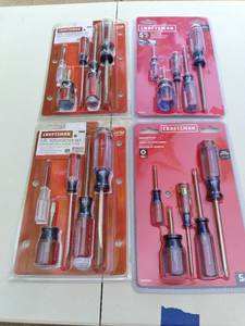 lot 289 image: four new inbox craftsman five piece...