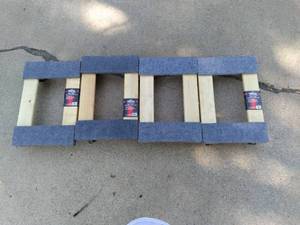lot 365 image: 4 carpeted movers dolly...