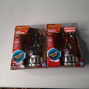 lot 176 image: Lot of 2 Hasbro Iron Man 2 Hall of ...