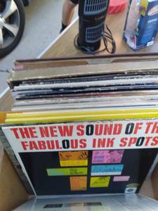 lot 393 image: Box Of Vintage Records See Photos...