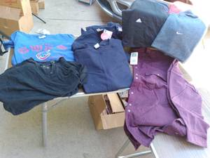lot 412 image: Large Lot of Name Brand Mens Clothing See Photos