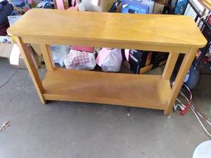 lot 419 image: Side Table 48 X 15.5 X 28.5