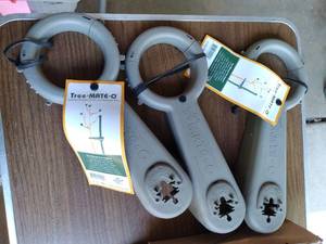 lot 445 image: (3) Tree-Mate-O Tree Support...