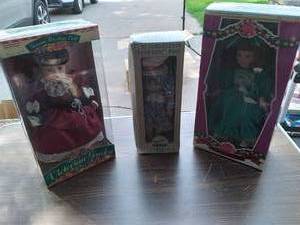 lot 469 image: (3) Collectable Dolls See Photos...
