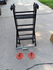 lot 470 image: Master Ladder with Accessories...