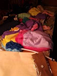 lot 143 image: Overflowing box with a ton of new w...