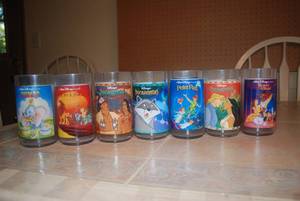 lot 649 image: (8) Burger King Disney Plastic Drin...