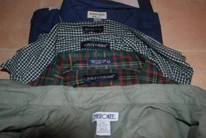 lot 651 image: (4) 2X Mens Button up Long Sleeve ...