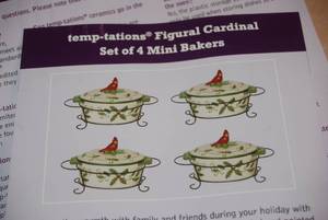 lot 656 image: Temptations Figural Cardinal Set of...