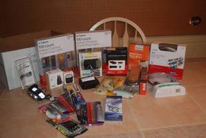 lot 675 image: Misc. Electronics, and Office Suppl...