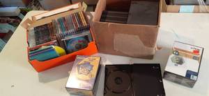 lot 249 image: DVD-R Cases, and empty CD Cases, an...