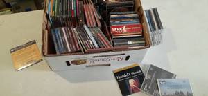 lot 250 image: Box of CDs , VHS, and Two DVDs S...
