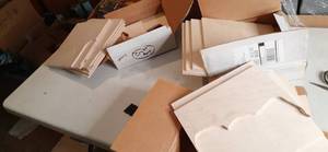 lot 758 image: Wood Crafting Pieces See Photos...