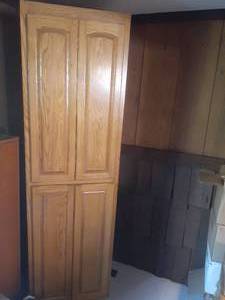 lot 264 image: Full Size Rectangular Wood Storage ...
