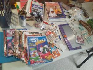 lot 285 image: Crafting Magazines, Crafting Suppli...