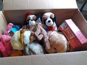 lot 598 image: New in package animated and vocal puppy as well as other stuffed toys to add to your collection