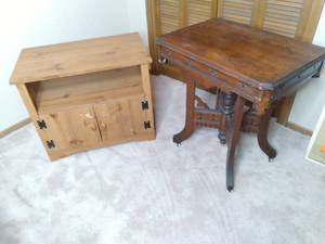 lot 508 image: (2) Wheeled Wonders of Wood A ligh...
