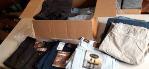 lot 752 image: Large Box of Mens Pants See Photo...