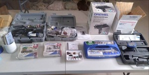 lot 552 image: Fantastic and Massive Dremel lot to...