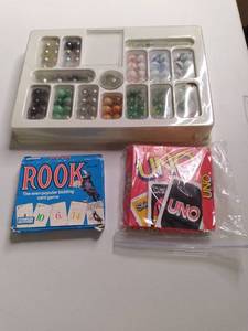 lot 582 image: Between Uno, Rook and Marbles, you ...