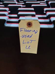 lot 27 image: Reversible Red  Black Commercial-Grade Foam Interlocking Flooring Floor Mat