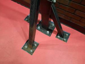 lot 5 image: Commercial-Grade Hanging Professional HORIZONTAL Punching Boxing Kickboxing Kick Bag with Heavy Duty Floor Stand