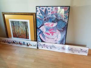 lot 7 image: 4 Framed Prints