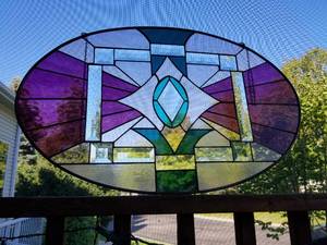 lot 8 image: Stained Glass