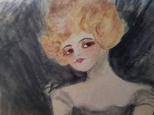 lot 13 image: Vintage Watercolor