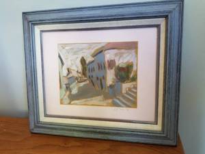 lot 16 image: Vintage Framed Art