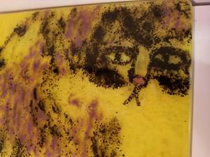 lot 22 image: Vintage Art Glass Cat