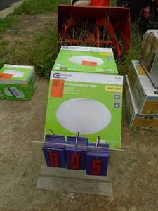 lot 5 image: Store return lighting fixtures. Some boxes have been opened. As shown.