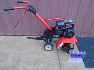 lot 23 image: Yard Machine 20 rototiller. Used condition. Tested & works. As shown.